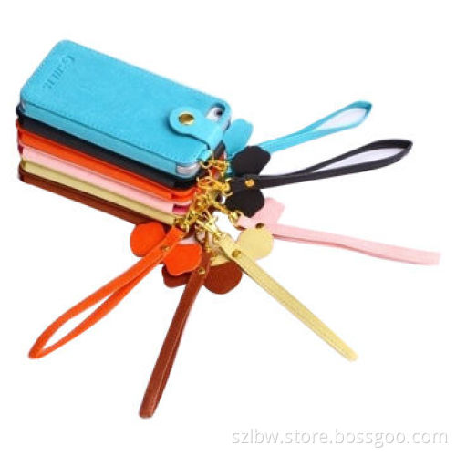 Leather case for iPhone, butterfly design
